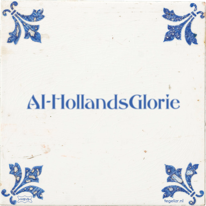 AI-HollandsGlorie - Online tegeltjes bakken