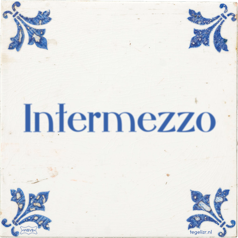 Intermezzo - Online tegeltjes bakken