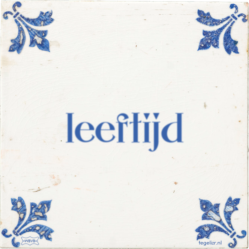 leeftijd - Online tegeltjes bakken