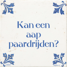 Kan een aap paardrijden? - 13 keer bekeken