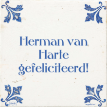 Herman van Harte gefeliciteerd! - 2 keer bekeken