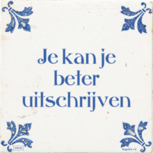 Je kan je beter uitschrijven - 8 keer bekeken
