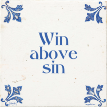 Win above sin - 5 keer bekeken