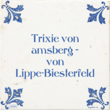 Trixie von amsberg – von Lippe-Biesterfeld - 5 keer bekeken