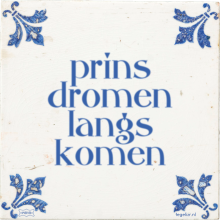 prins dromen langs komen - 6 keer bekeken