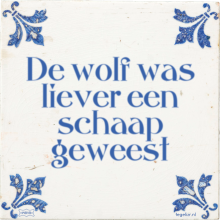 De wolf was liever een schaap geweest - 5 keer bekeken