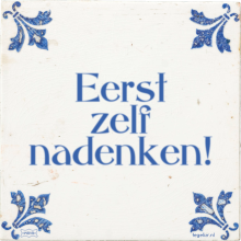 Eerst zelf nadenken! - 38 keer bekeken