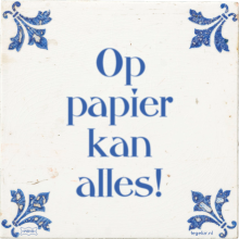 Op papier kan alles! - 23 keer bekeken