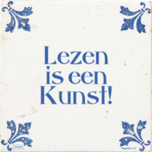 Lezen is een Kunst! - 14 keer bekeken