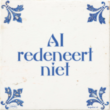 AI redeneert niet - 30 keer bekeken