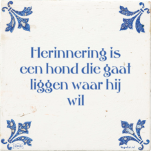 Herinnering is een hond die gaat liggen waar hij wil - 2 keer bekeken