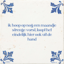 ik hoop op nog een maandje strenge vorst, loopt het eindelijk hier ook uit de hand - 2 keer bekeken