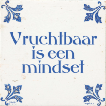 Vruchtbaar is een mindset - 2 keer bekeken