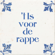 't Is voor de rappe - 2 keer bekeken