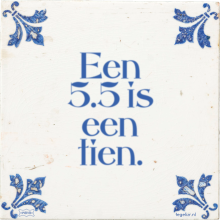 Een 5.5 is een tien. - 31 keer bekeken