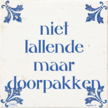 niet lallende maar doorpakken - 3 keer bekeken