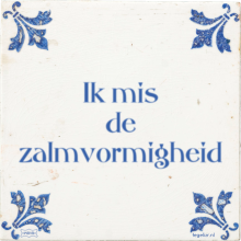 Ik mis de zalmvormigheid - 4 keer bekeken
