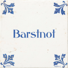 Barstnot - 1 keer bekeken