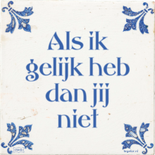 Als ik gelijk heb dan jij niet - 2 keer bekeken