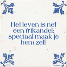 Het leven is net een frikandel; speciaal maak je hem zelf - 4 keer bekeken