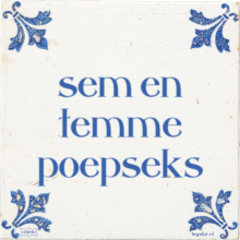 sem en temme poepseks - 1 keer bekeken