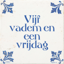 Vijf vadem en een vrijdag - 36 keer bekeken