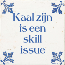Kaal zijn is een skill issue - 18 keer bekeken