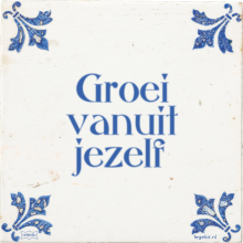 Groei vanuit jezelf - 34 keer bekeken