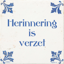 Herinnering is verzet - 14 keer bekeken