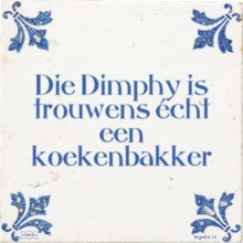 Die Dimphy is trouwens écht een koekenbakker - 9 keer bekeken