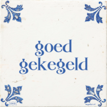 goed gekegeld - 9 keer bekeken