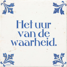 Het uur van de waarheid. - 40 keer bekeken