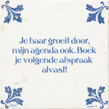 Je haar groeit door, mijn agenda ook. Boek je volgende afspraak alvast! - 41 keer bekeken