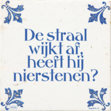 De straal wijkt af, heeft hij nierstenen? - 32 keer bekeken