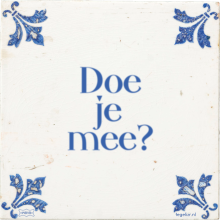 Doe je mee? - 14 keer bekeken