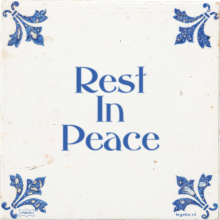 Rest In Peace - 7 keer bekeken