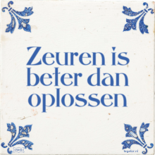 Zeuren is beter dan oplossen - 24 keer bekeken
