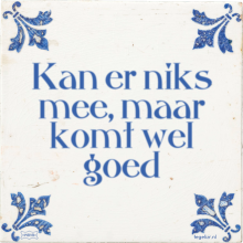 Kan er niks mee, maar komt wel goed - 3 keer bekeken