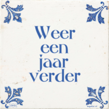 Weer een jaar verder - 2 keer bekeken