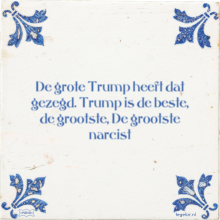 De grote Trump heeft dat gezegd. Trump is de beste, de grootste, De grootste narcist - 3 keer bekeken
