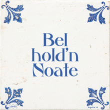 Bel hold'n Noate - 1 keer bekeken