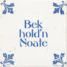 Bek hold'n Noate - 1 keer bekeken