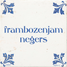 frambozenjam negers - 8 keer bekeken