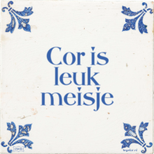 Cor is leuk meisje - 3 keer bekeken