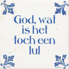 God, wat is het toch een lul - 1 keer bekeken