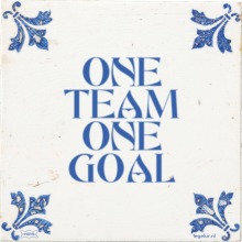 ONE TEAM ONE GOAL - 21 keer bekeken