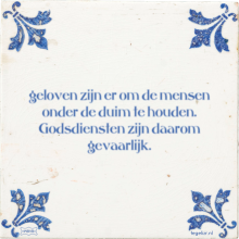 geloven zijn er om de mensen onder de duim te houden. Godsdiensten zijn daarom gevaarlijk. - 6 keer bekeken