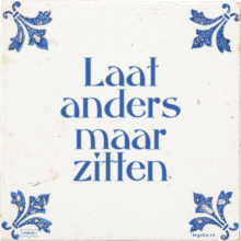 Laat anders maar zitten - 63 keer bekeken