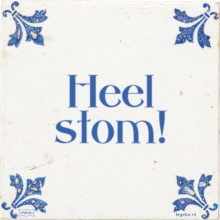 Heel stom! - 4 keer bekeken