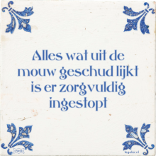 Alles wat uit de mouw geschud lijkt is er zorgvuldig ingestopt - 29 keer bekeken
